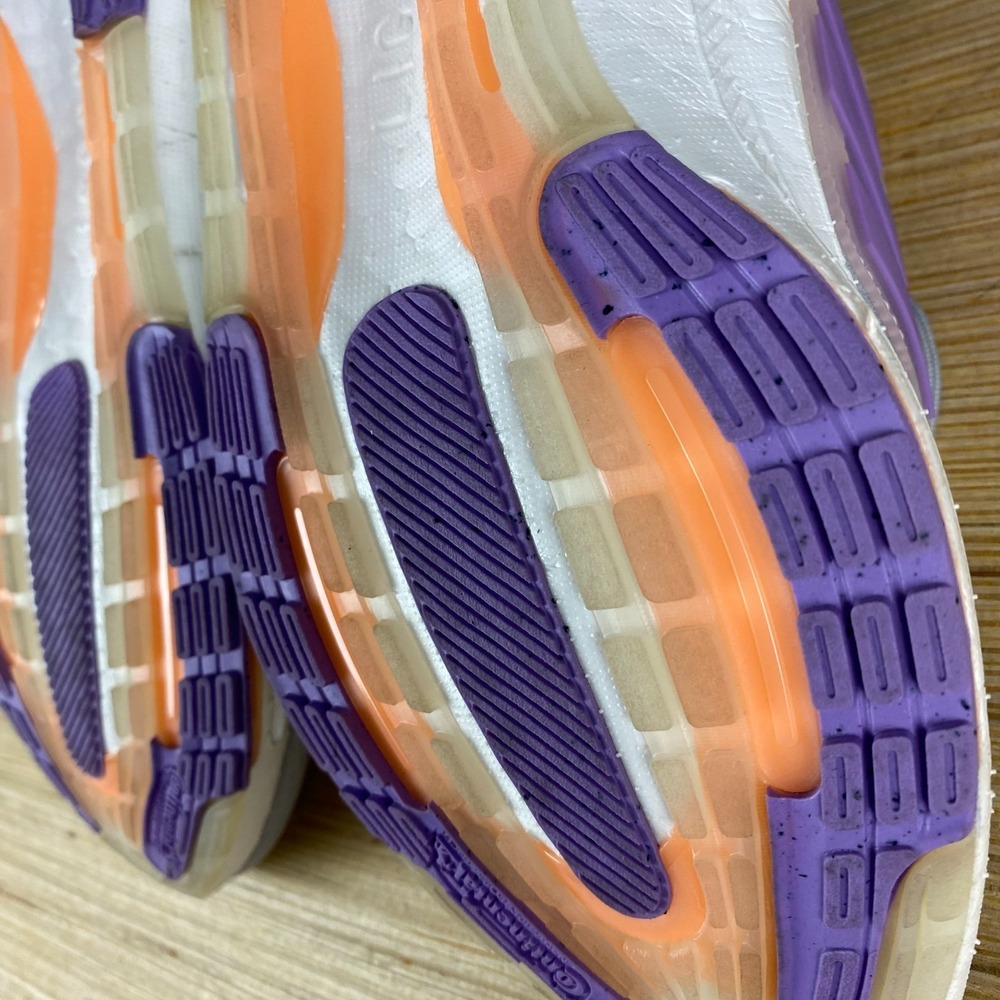 Adidas UltraBoost Light Grey Violet Fusion Womens 8 Running Training Shoes - Picture 8 of 10